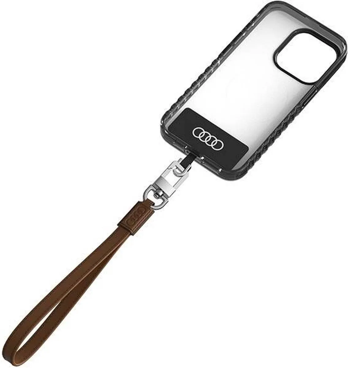 Audi Universeel Lederen Telefoonkoord - Bruin