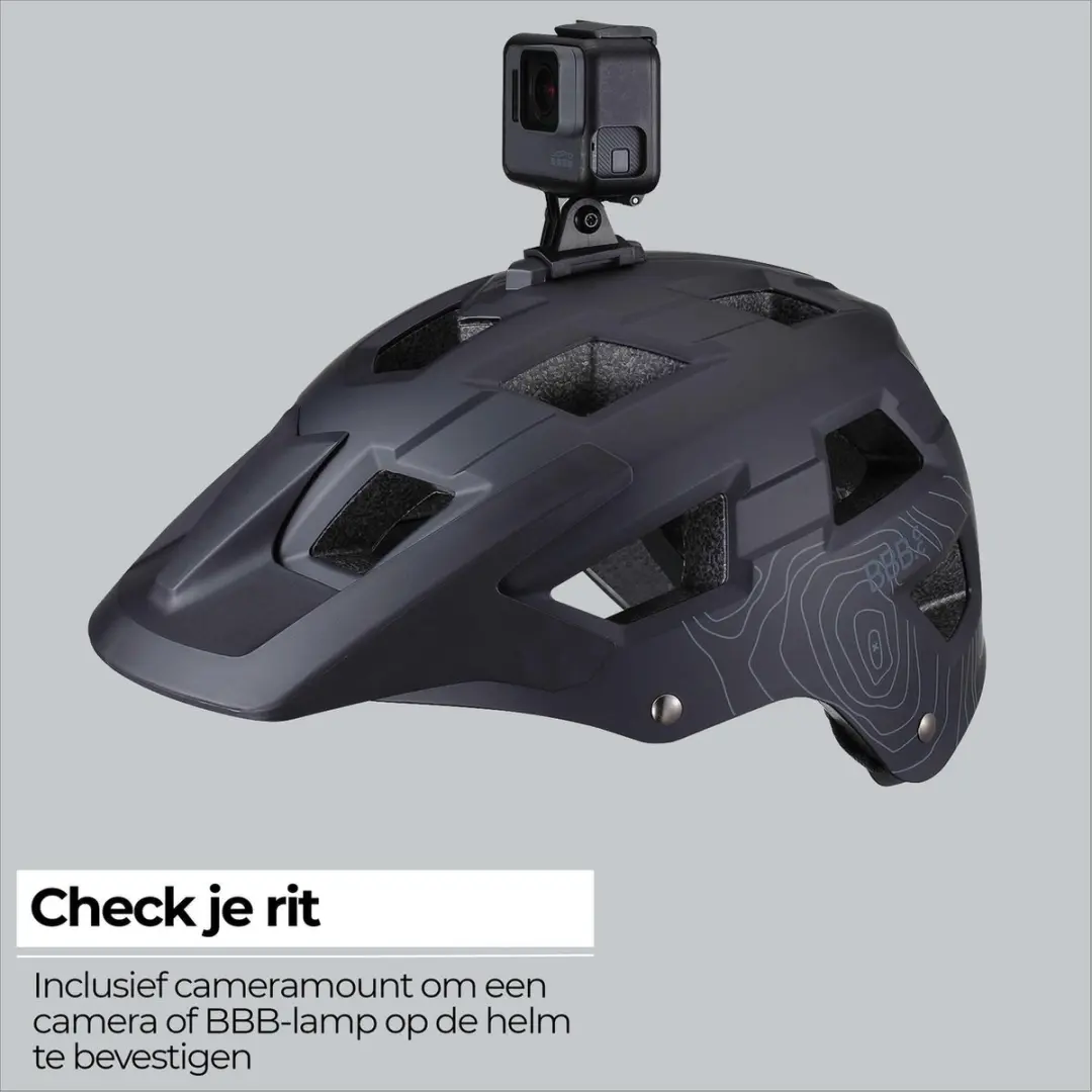 BBB Cycling MTB Helm Nanga BHE-54 - Mat Zwart - L