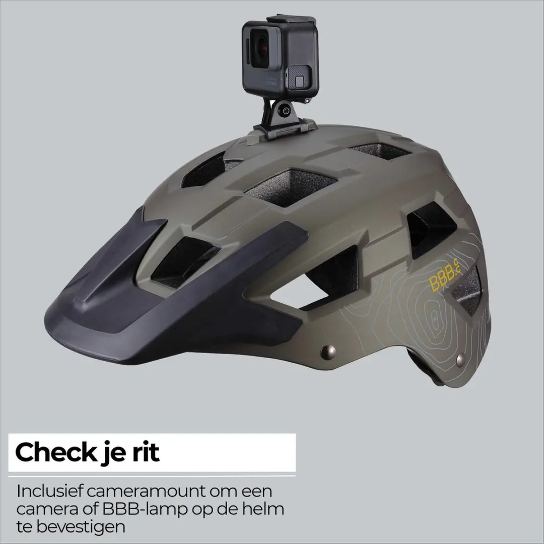 BBB Cycling MTB Helm Nanga BHE-54 - Olijfgroen L