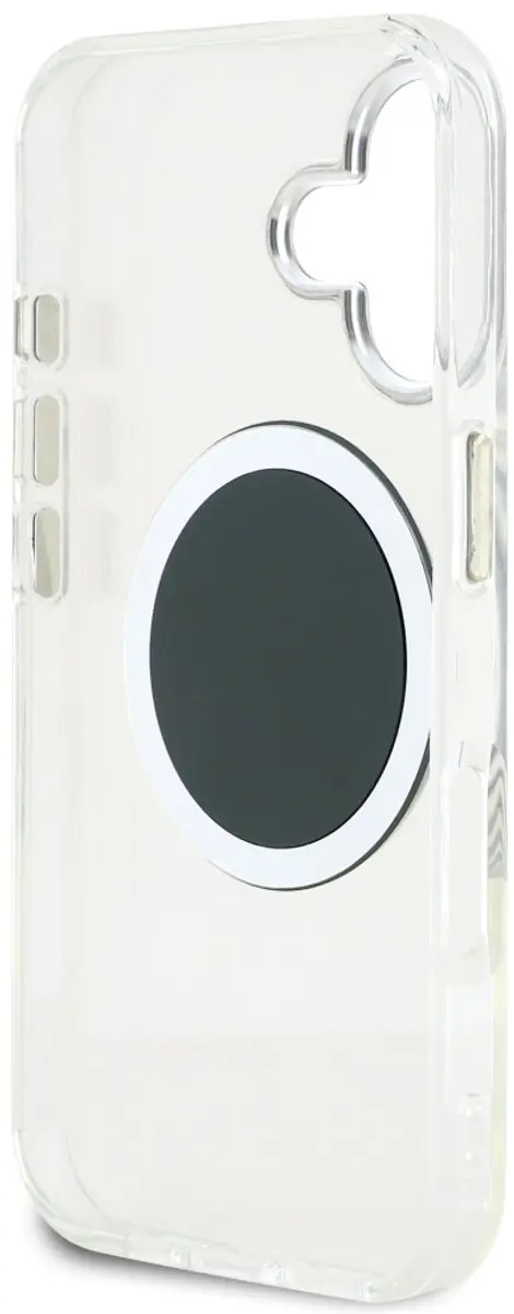 Guess Classic Logo iPhone 16 Hoesje - MagSafe - Zwart - afbeelding 6 van 6