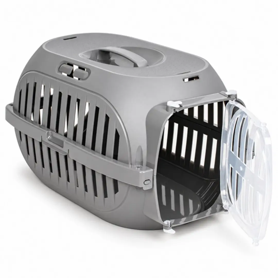 Duvo+ Buddy Transportbox Grijs 49,5 x 32,5 x 29 cm