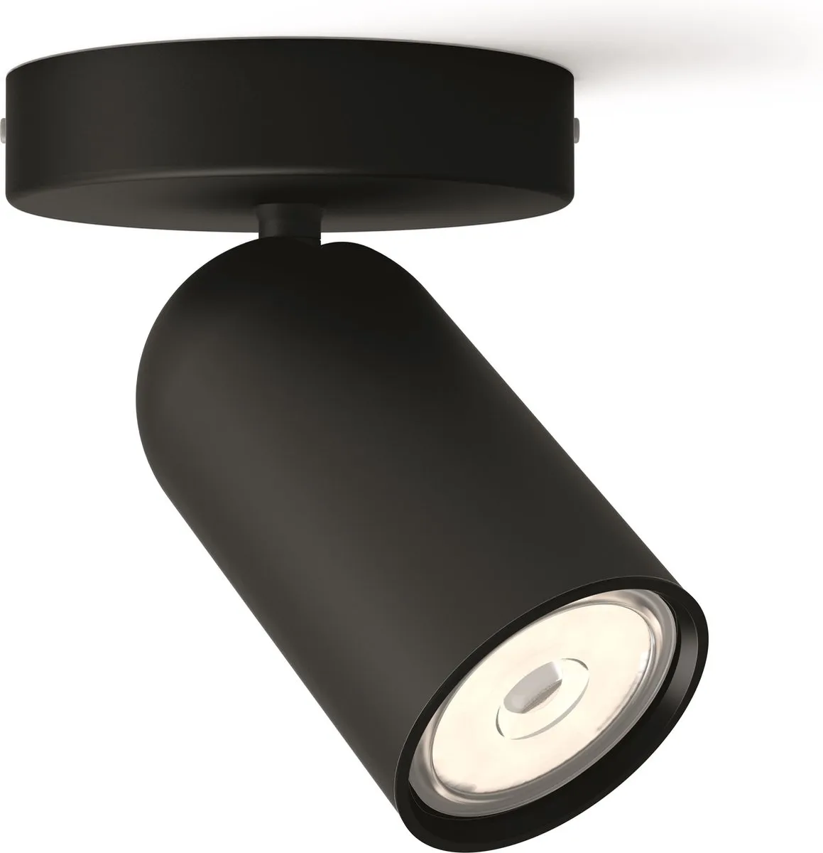Philips Pongee Opbouwspot GU10 4.6W - Zwart