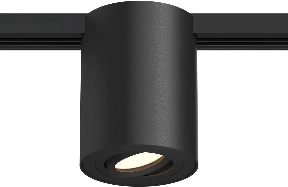 Ledvion 2m LED Railverlichting Set Zwart - 6 GU10 Spots
