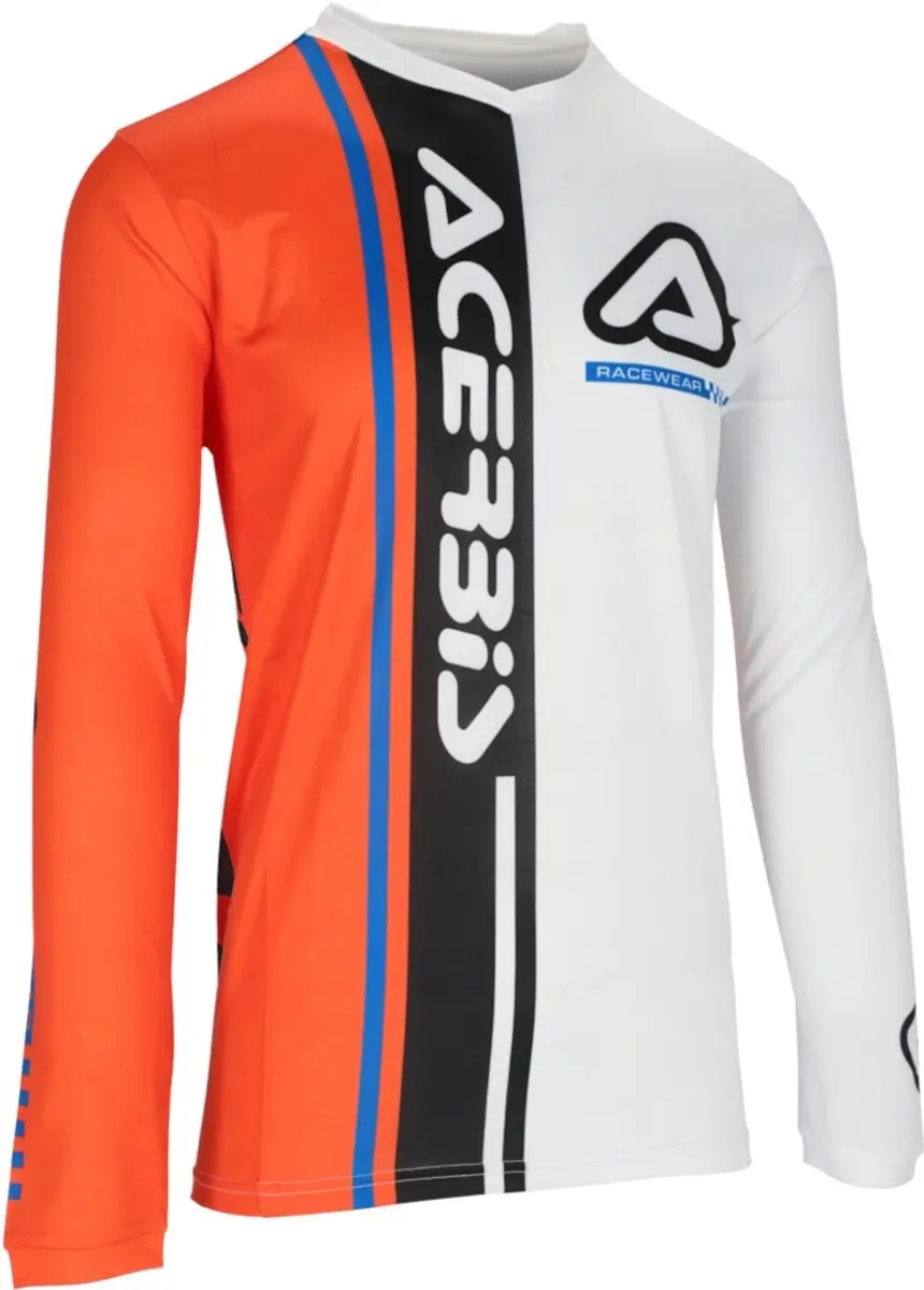 Acerbis MX J-Track Connection Wit Oranje Cross Jersey