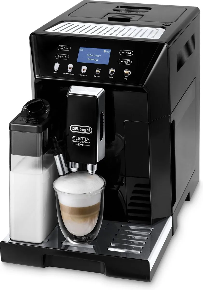 De'Longhi ECAM46.860.B Volautomatische Espressomachine - Zwart