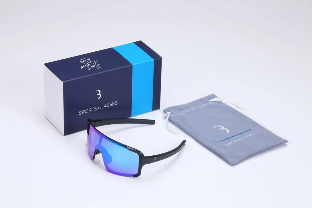 BBB Cycling Chester BSG-69 Fietsbril - Mat Zwart Blauw