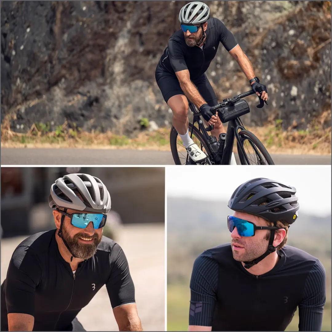 BBB Cycling Chester BSG-69 Fietsbril - Mat Zwart Blauw