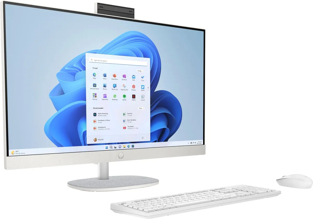 HP All-in-One 27-cr0071nd i7 27" FHD PC - 16GB 512GB SSD - Wit