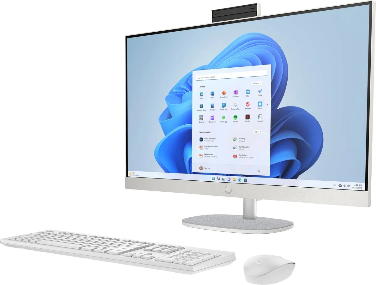 HP All-in-One 27-cr0071nd i7 27" FHD PC - 16GB 512GB SSD - Wit