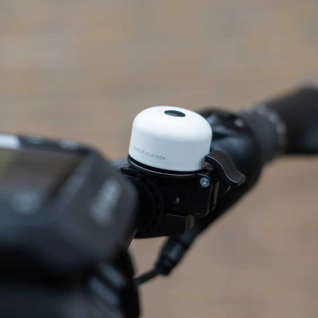 BBB Loud & Clear Fietsbel - Aluminium - Wit - 22.2/25.4/31.8mm