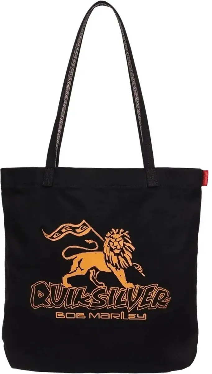 Quiksilver Bob Marley Lion Stoffentas Zwart