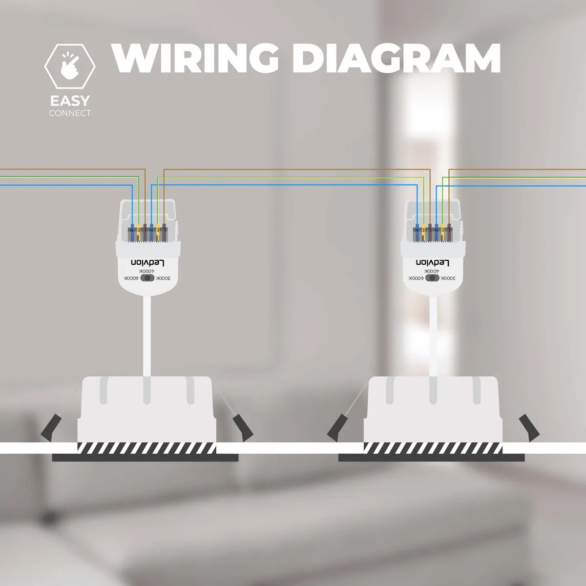 LEDVION 3X Inbouwspot RVS 5W Dimbaar IP65 - 3000K