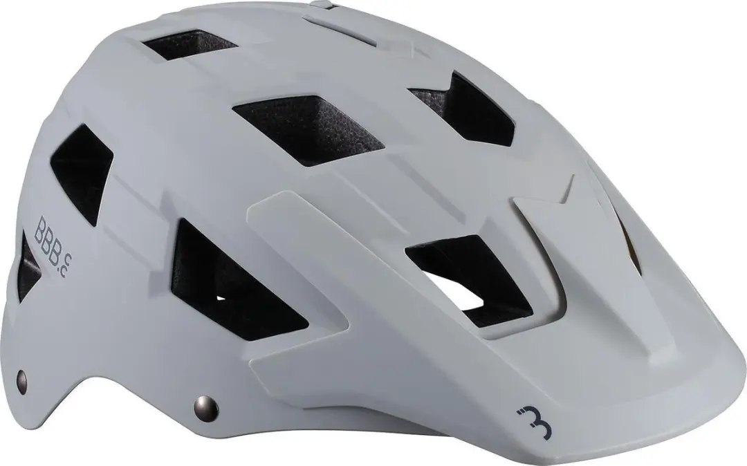 BBB Cycling MTB Helm Nanga BHE-54 - Mat Grijs/Wit - L - afbeelding 6 van 6