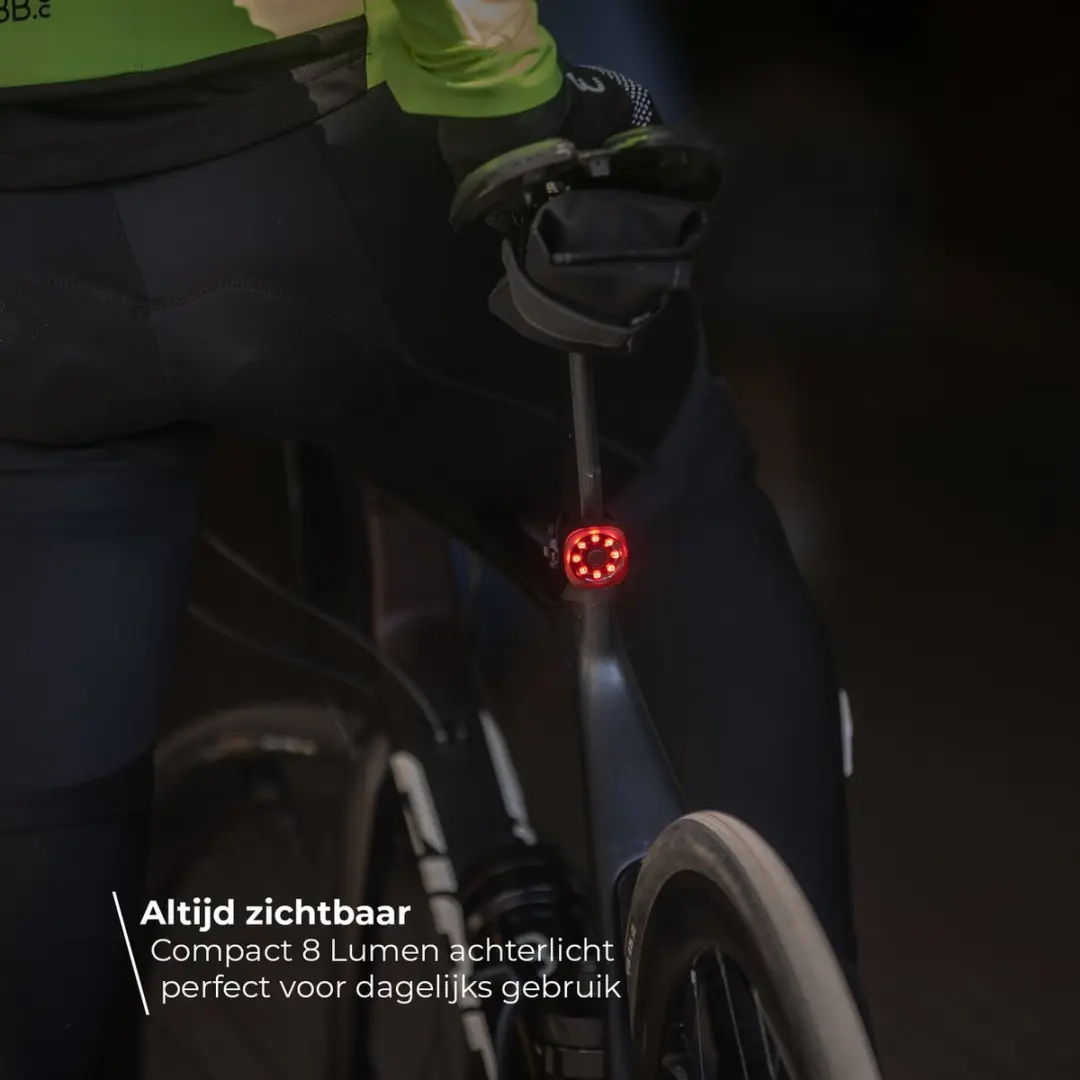 BBB Cycling Spirit BLS-227 Fietsverlichting Set - USB Oplaadbaar - 30/12 Lumen - Waterdicht