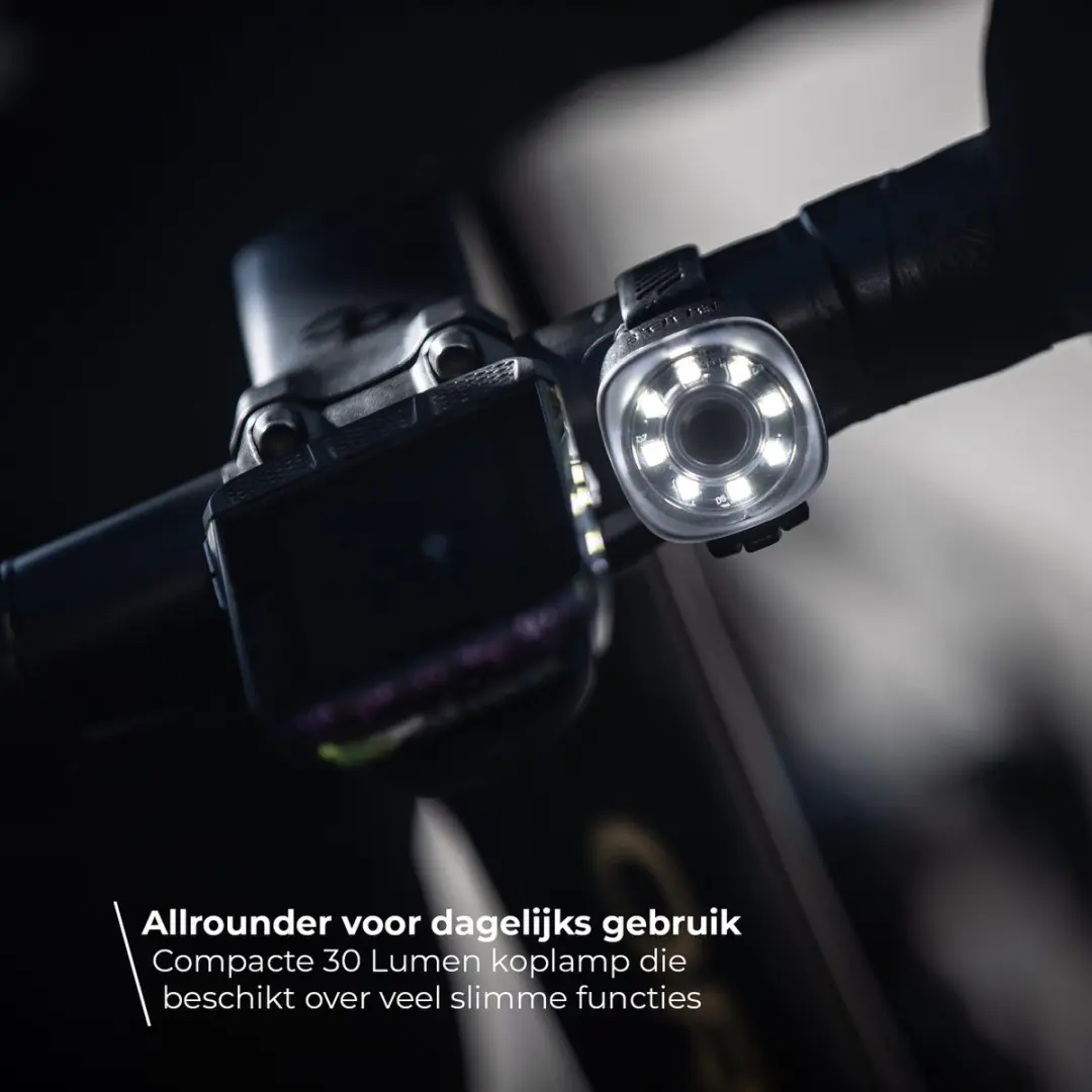 BBB Cycling Spirit BLS-227 Fietsverlichting Set - USB Oplaadbaar - 30/12 Lumen - Waterdicht
