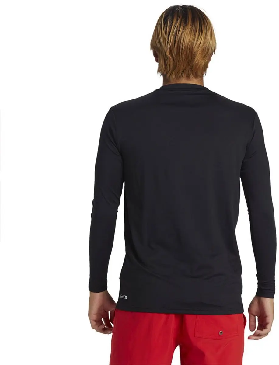 Quiksilver Everyday Surf Rashguard Lange Mouwen - S - Zwart