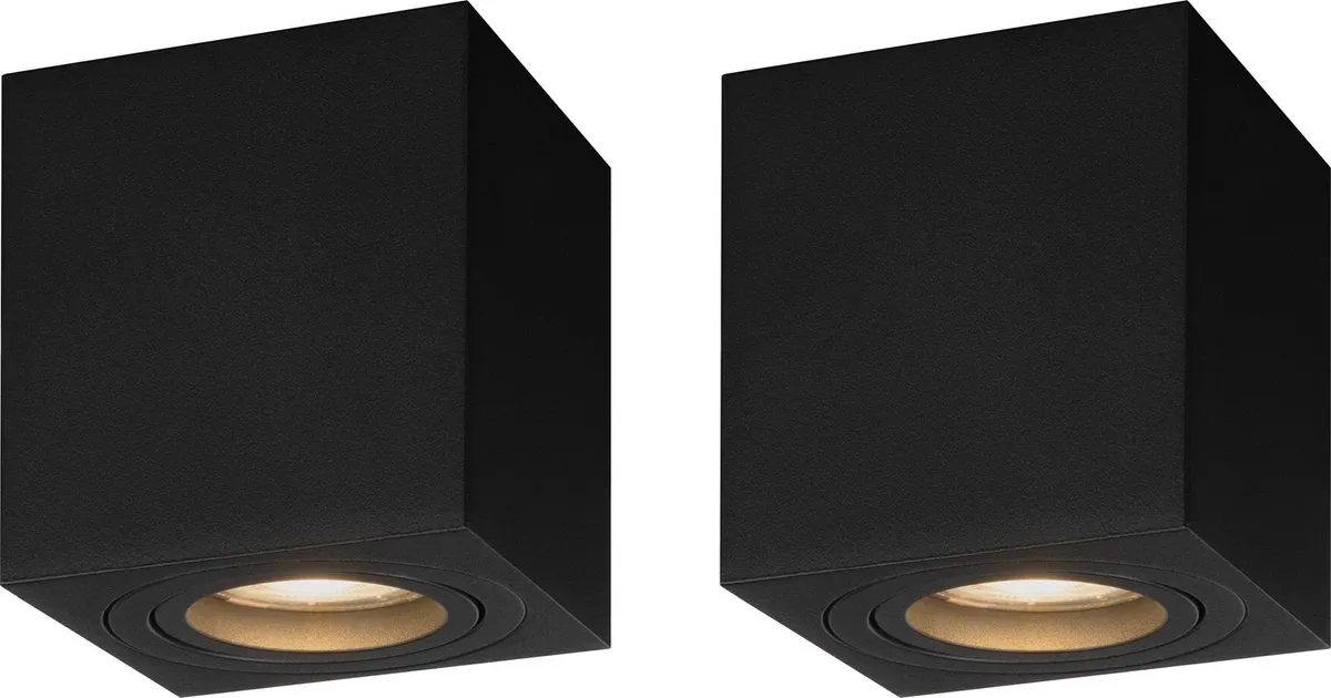 LEDVION 2X LED Opbouwspots Dimbaar 3W 2700K