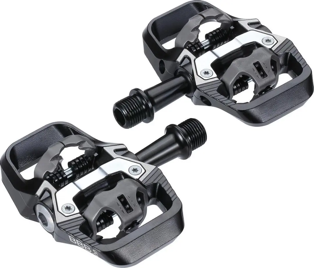 BBB Cycling TrailMount MTB Clipless BPD-71 - SPD Schoenplaatjes - 90x60mm - Mat Zwart