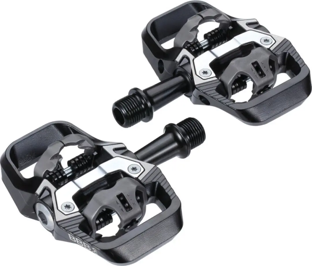 BBB Cycling TrailMount MTB Clipless BPD-71 - SPD Schoenplaatjes - 90x60mm - Mat Zwart