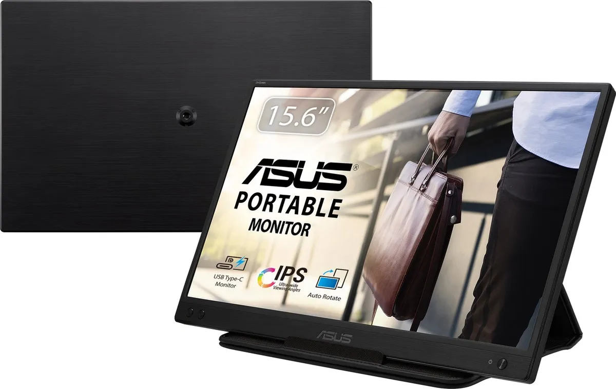 ASUS ZenScreen MB166C Portable USB-C Monitor 15.6 inch