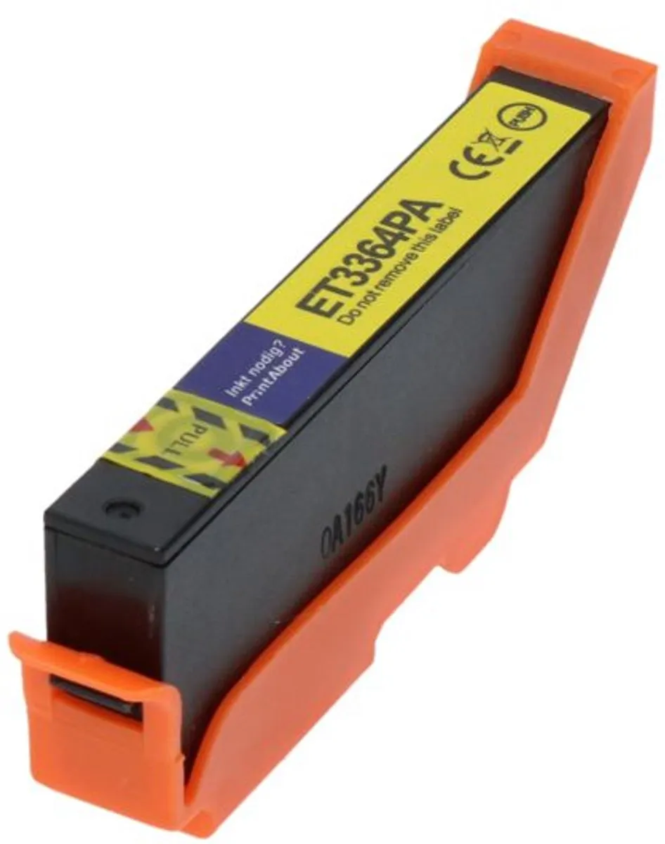 PrintAbout Inktcartridge 33XL Geel C13T33644012 - 1200 pagina's