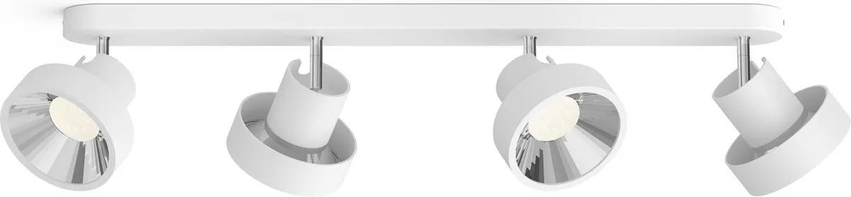 Philips Bukko Opbouwspot LED SceneSwitch 4x17,2W 1720lm - Wit