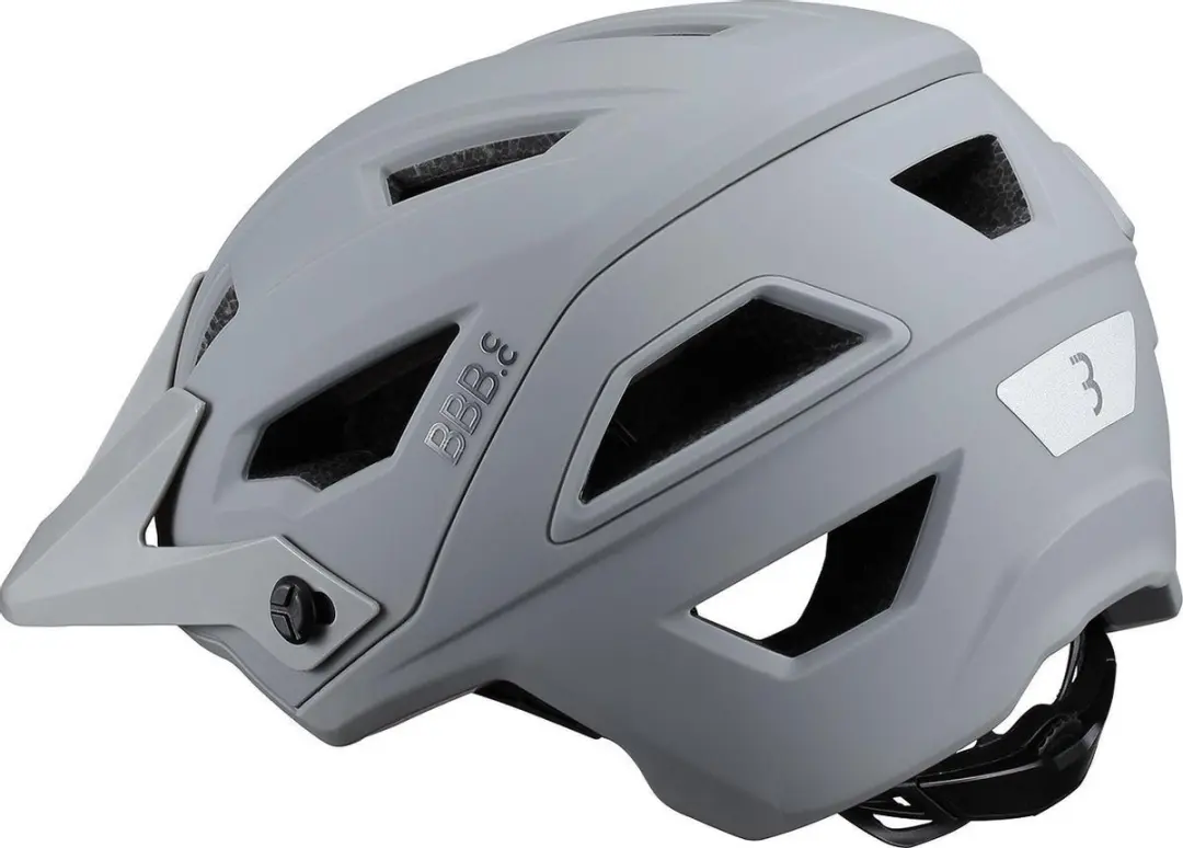 BBB Cycling Shore Mountainbike Helm - Mat Grijs - Maat M - afbeelding 4 van 6