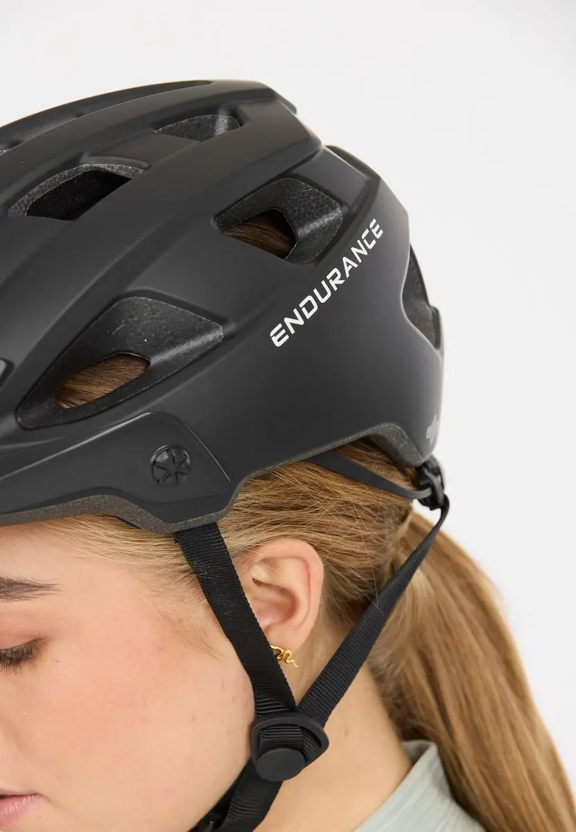 ENDURANCE Fahrradhelm Bruni - 17 Ventilatie - Zwart - Maat L - afbeelding 6 van 6