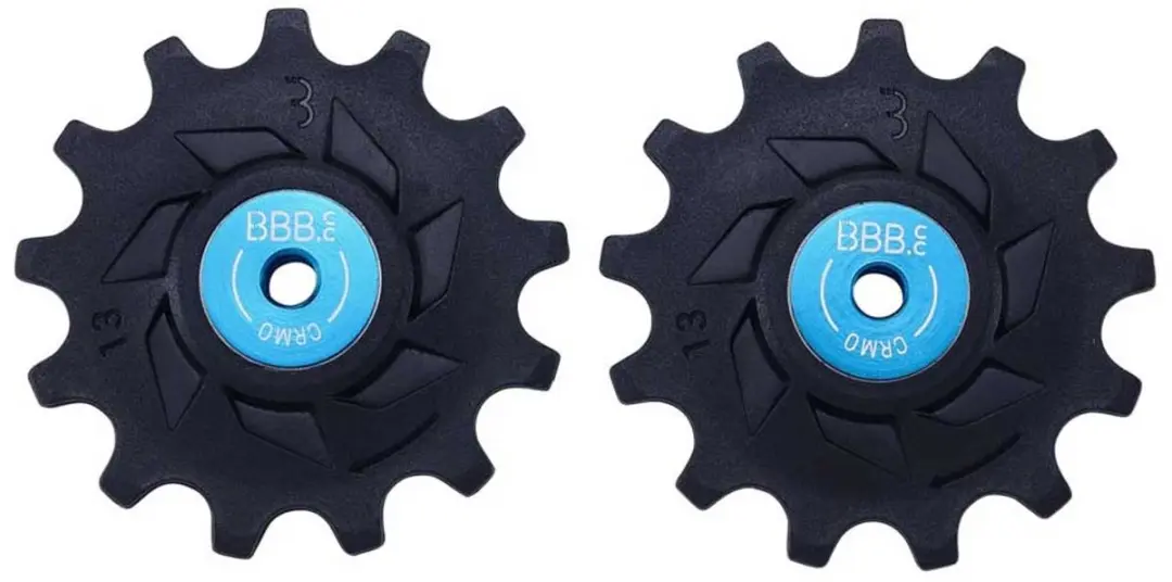Bbb Rollerboys Shimano Mtb Derailleurwieltjes Set Voor Fietsen Blauw 13t-13t