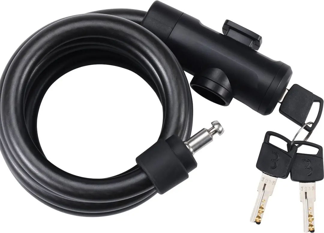 BBB KeyGuard Cable BBL-111B Fietsslot - 180cm x 12mm - 3 Sleutels
