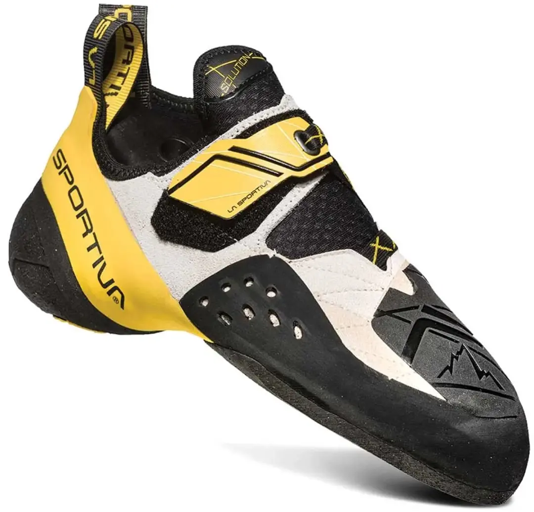 La Sportiva Solution Klimschoenen 41.5 - Wit/Geel