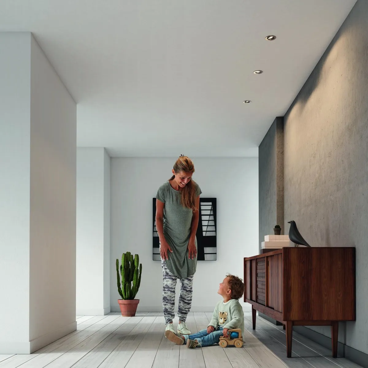 Philips Donegal Inbouwspot 3-lichts - 9cm - Mat chroom