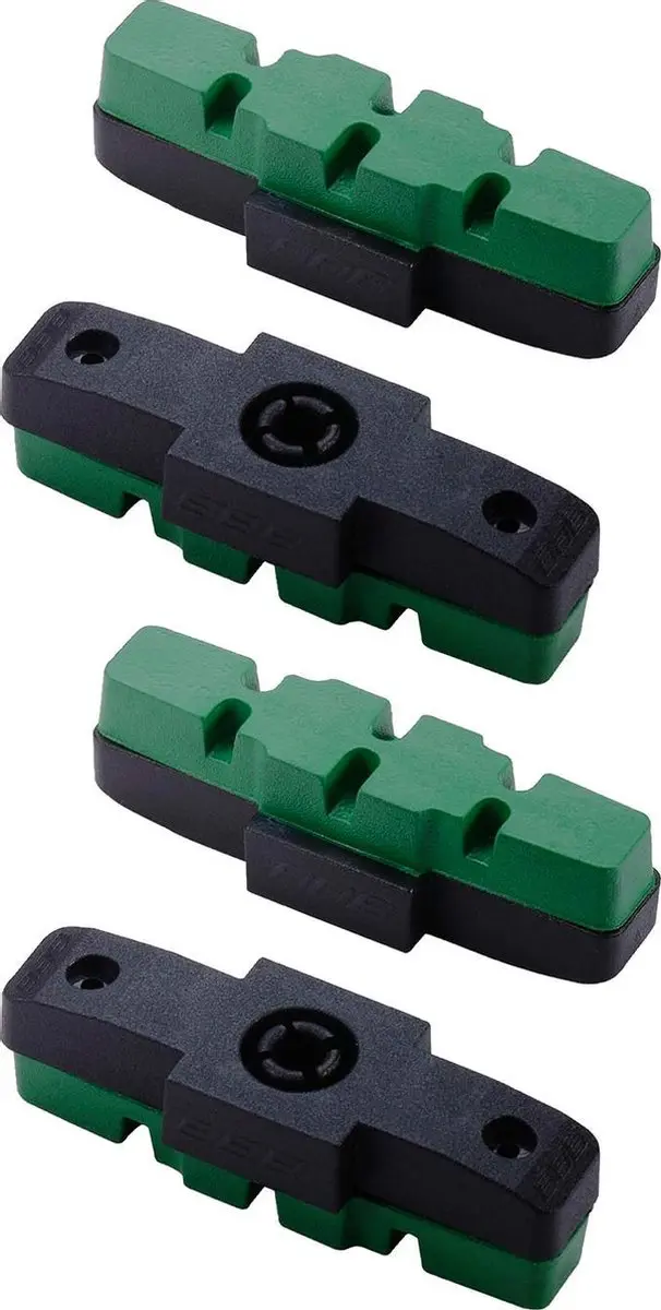 BBB Cycling Remblokken BBS-09E HydroStop - Groen - 2 Paar