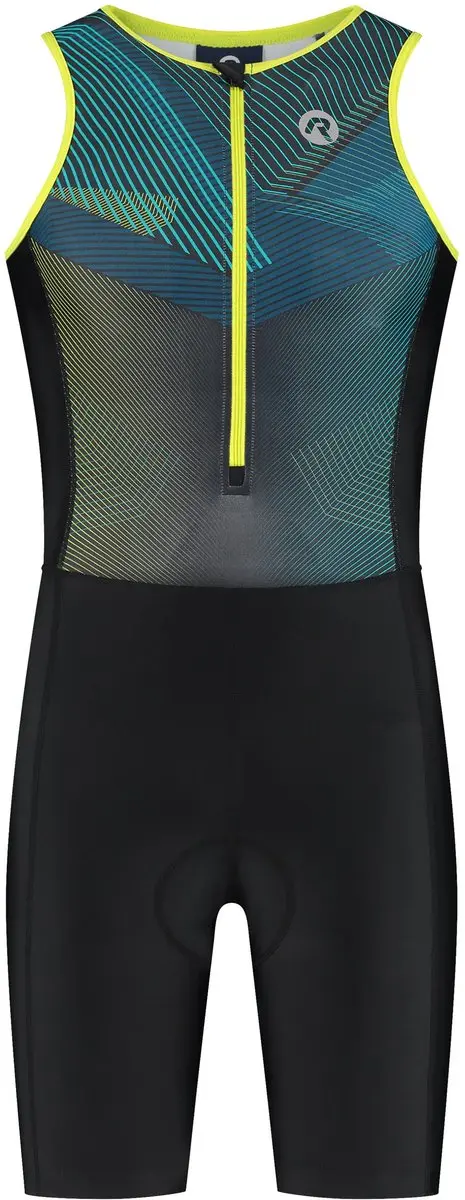 Rogelli Florida Dames/Heren Trisuit - Blauw/Fluor