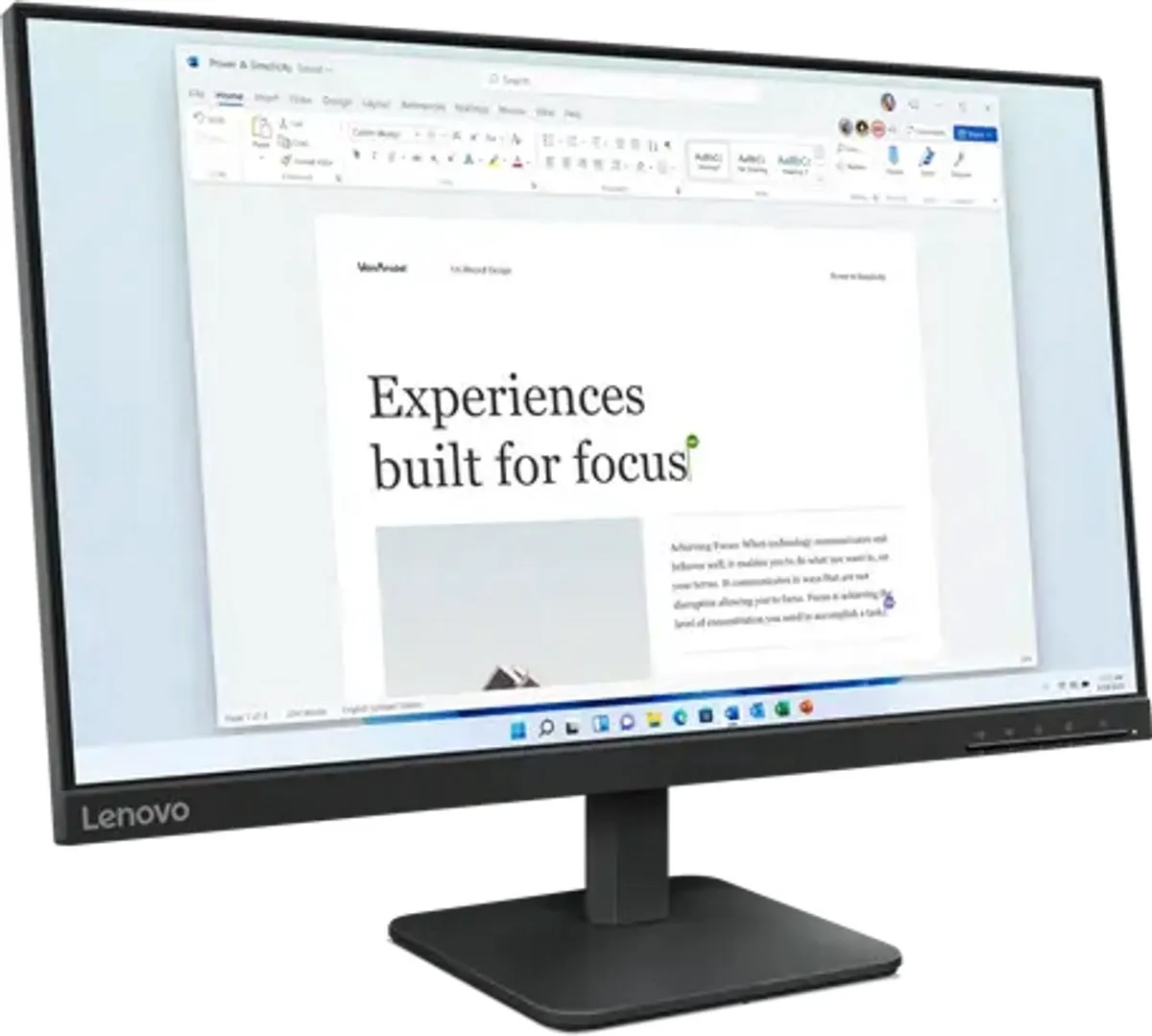 Lenovo L24-41 FHD Beeldscherm 23,8" - 67DAKAC1EU - Zwart