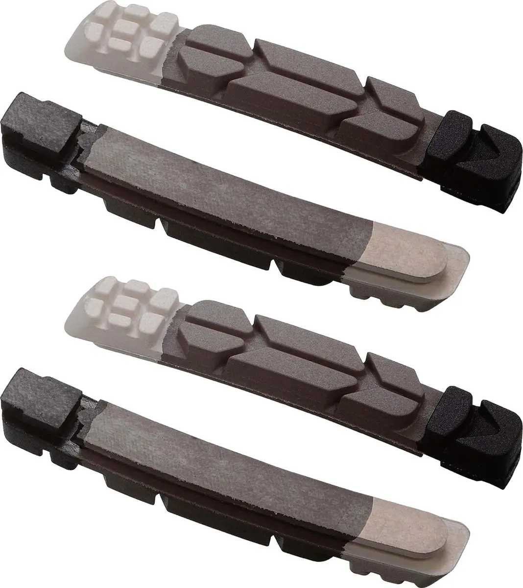 BBB Cycling V-Remblokken TriStop BBS-15T - 4 Stuks - Grijs