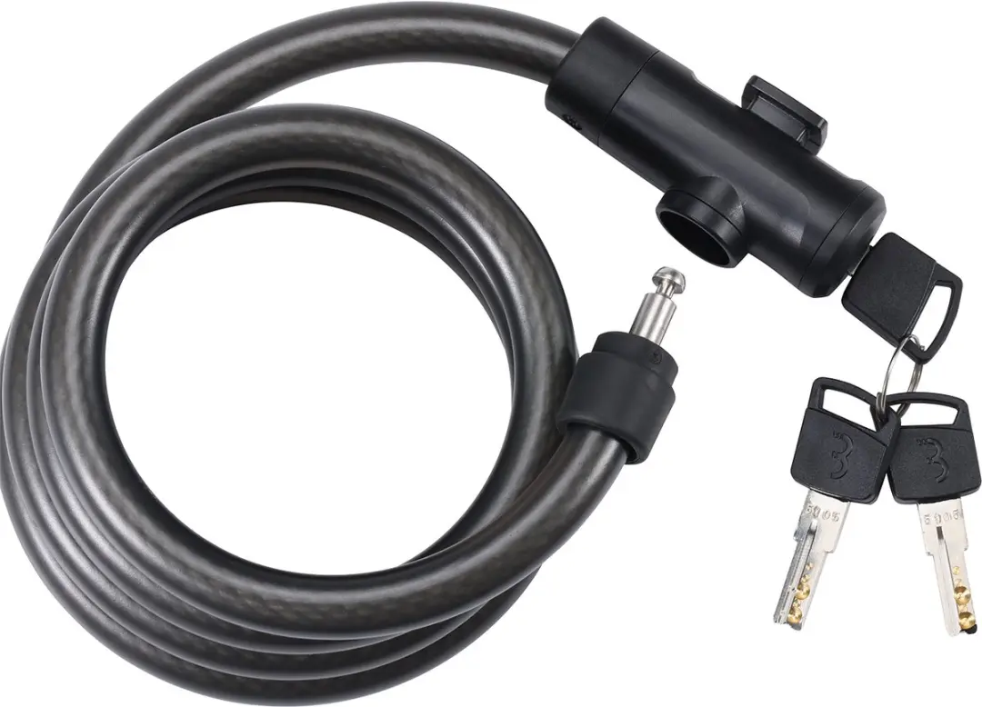 BBB KeyGuard Cable BBL-112B Fietsslot - 180cm x 15mm - 3 Sleutels