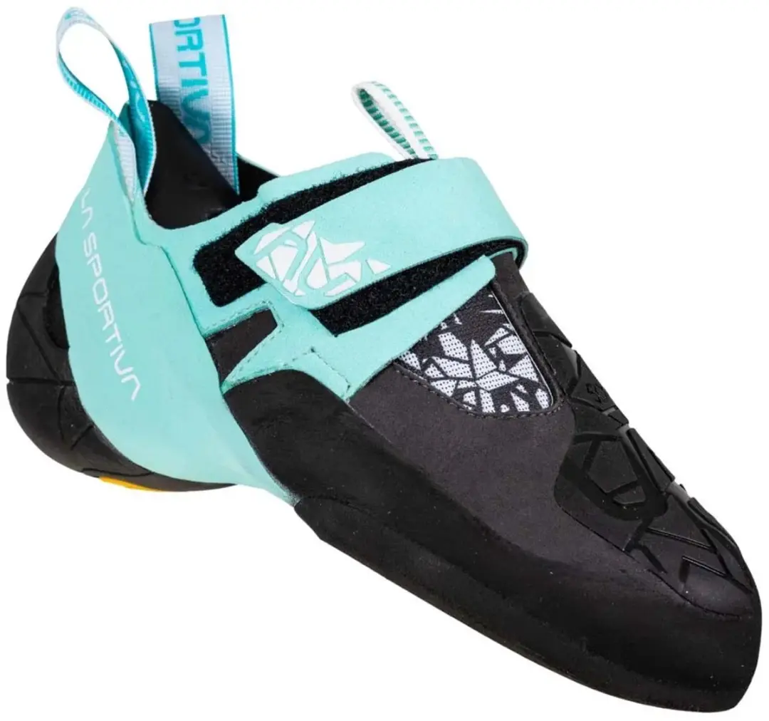 La Sportiva Skwama Vegan Klimschoenen 38 - Carbon/Turquoise