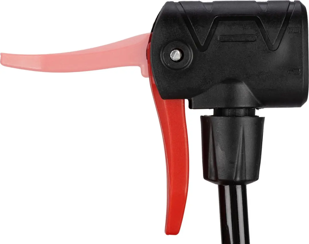 Avento Fietspomp met manometer - Zwart