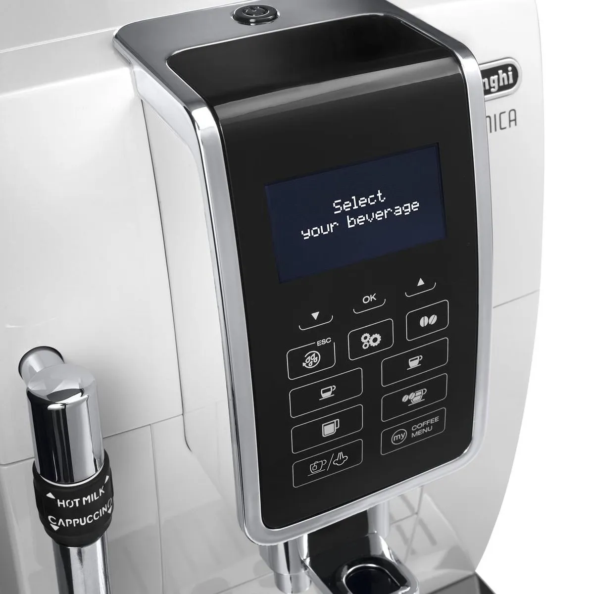 De'Longhi Dinamica ECAM350.35.W Espressomachine - Wit