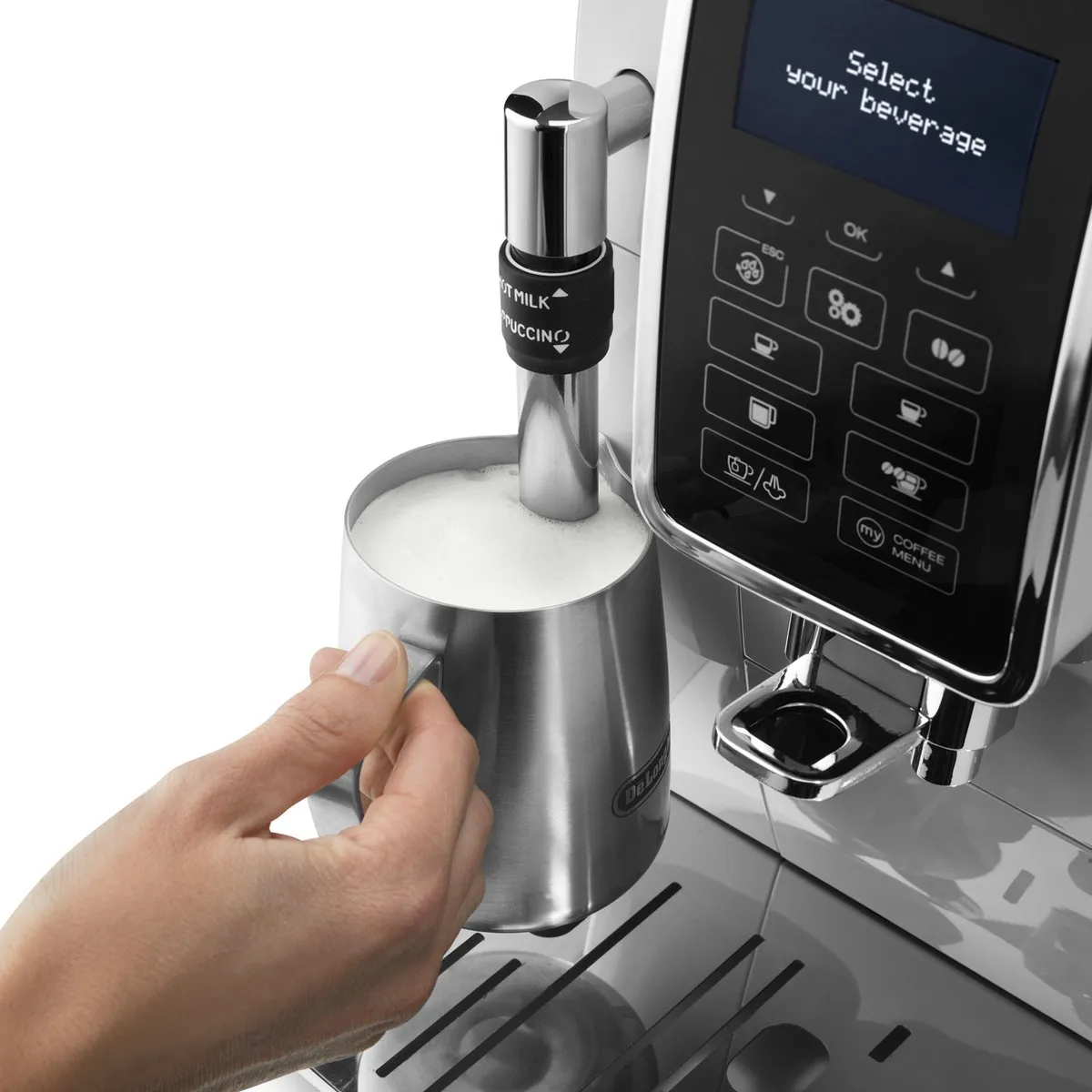 De'Longhi Dinamica ECAM350.35.W Espressomachine - Wit - afbeelding 6 van 6