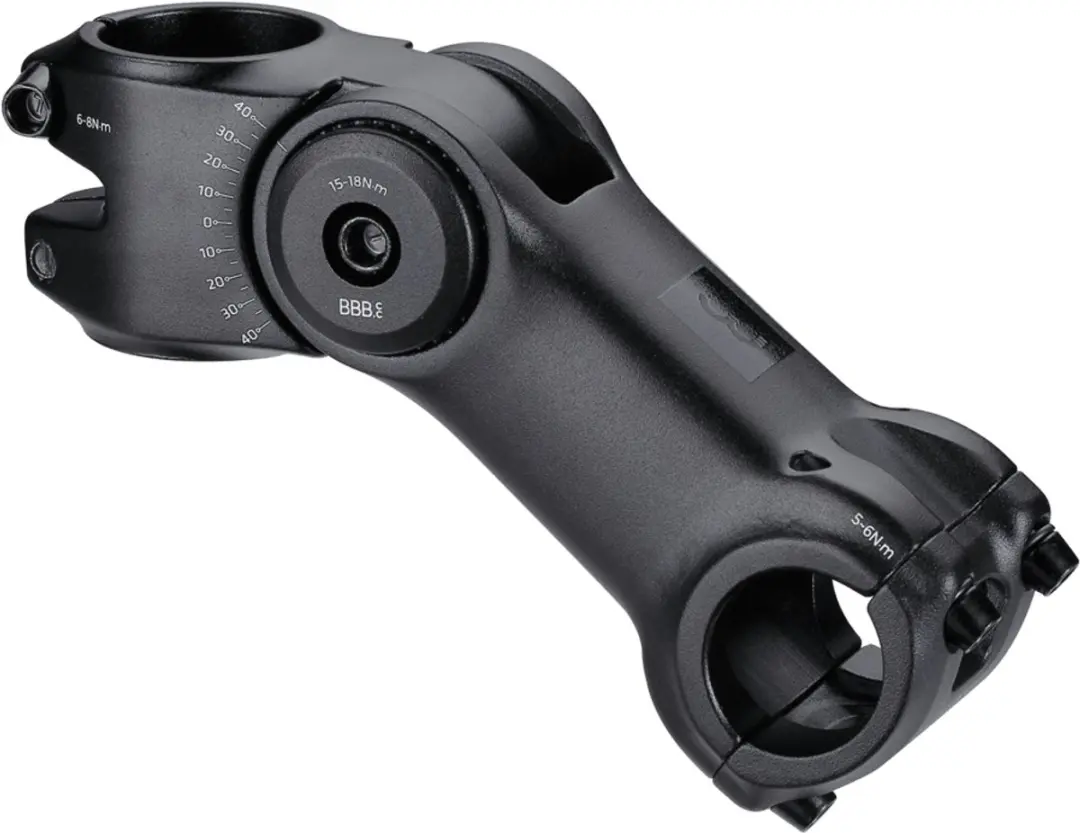 BBB Cycling HighSix Stuurpen BHS-28 130mm - Verstelbaar - 25.4mm - Zwart