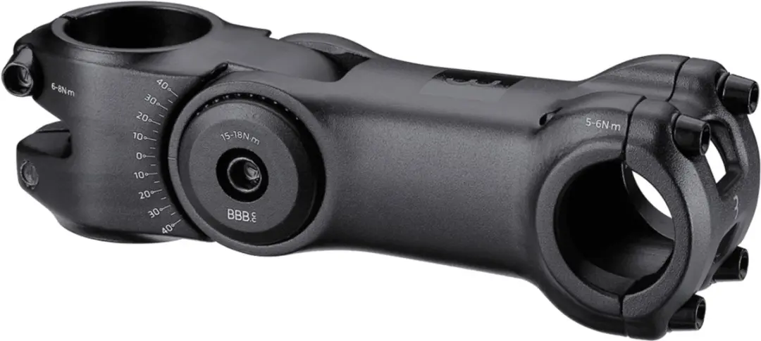 BBB Cycling HighSix Stuurpen BHS-28 130mm - Verstelbaar - 25.4mm - Zwart