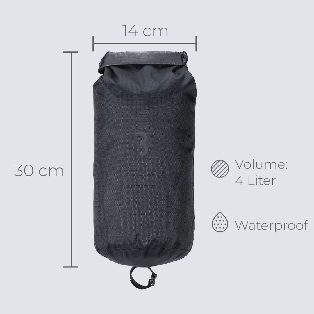 BBB Cycling StackPack BSB-145 Bikepacking Fietstas 4L - Zwart
