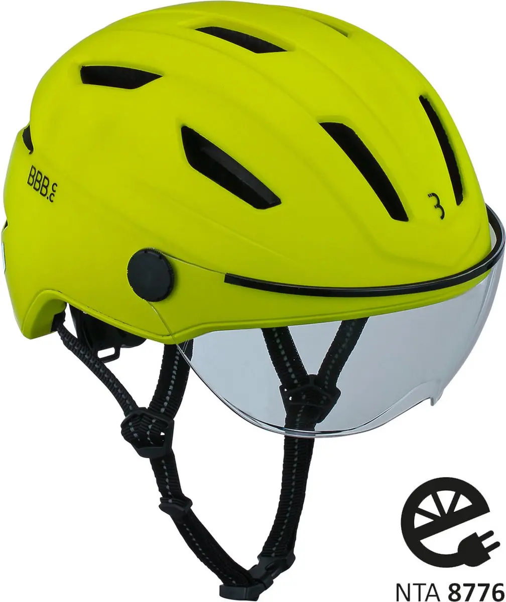 BBB Cycling Move Faceshield Transparant E-bike Helm