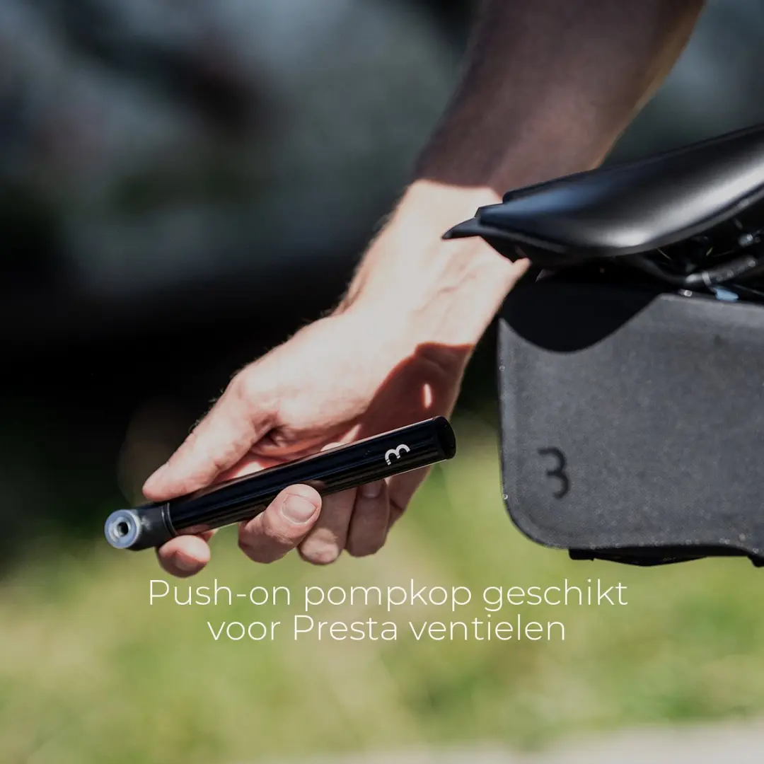 BBB Cycling DoubleShot Mini Fietspomp 12cm - 8 BAR - afbeelding 6 van 6