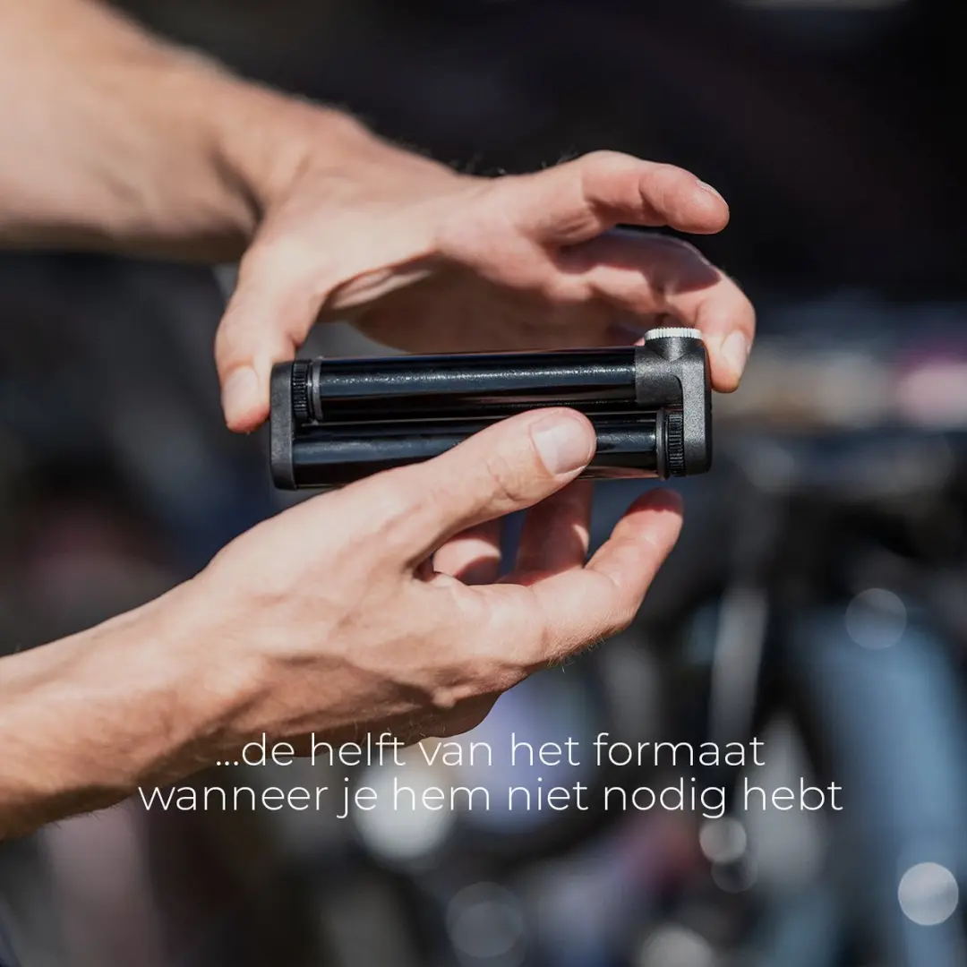 BBB Cycling DoubleShot Mini Fietspomp 12cm - 8 BAR