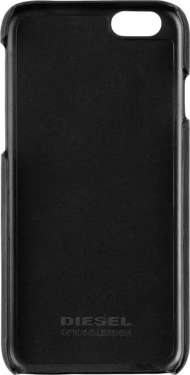 Diesel Lederen Flipcase iPhone 6/6s - Zwart - X04110PR013T8013