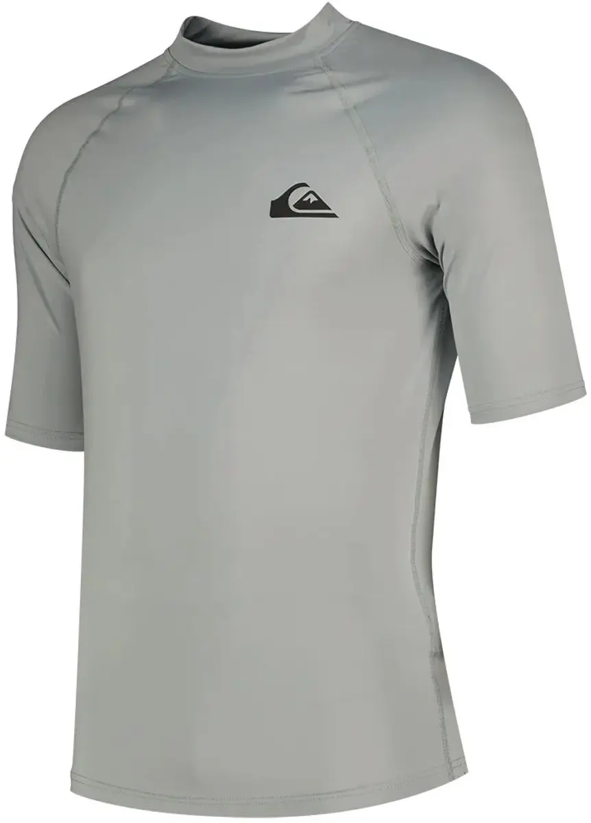 Quiksilver S/S Rashguard Surfshirt - Lichtblauw - Maat L