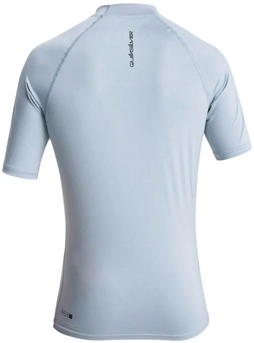 Quiksilver S/S Rashguard Surfshirt - Lichtblauw - Maat L
